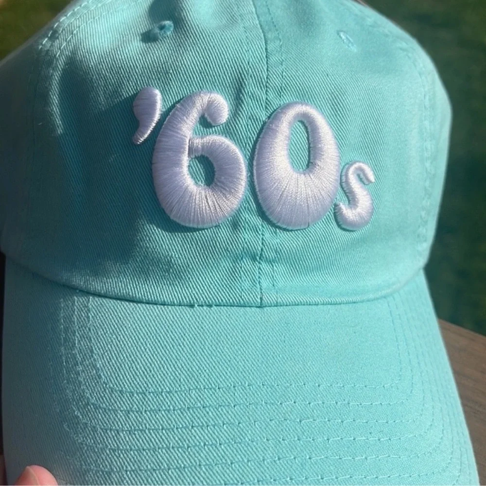 American Needle 60s Baseball Cap Hat Turquoise Blue